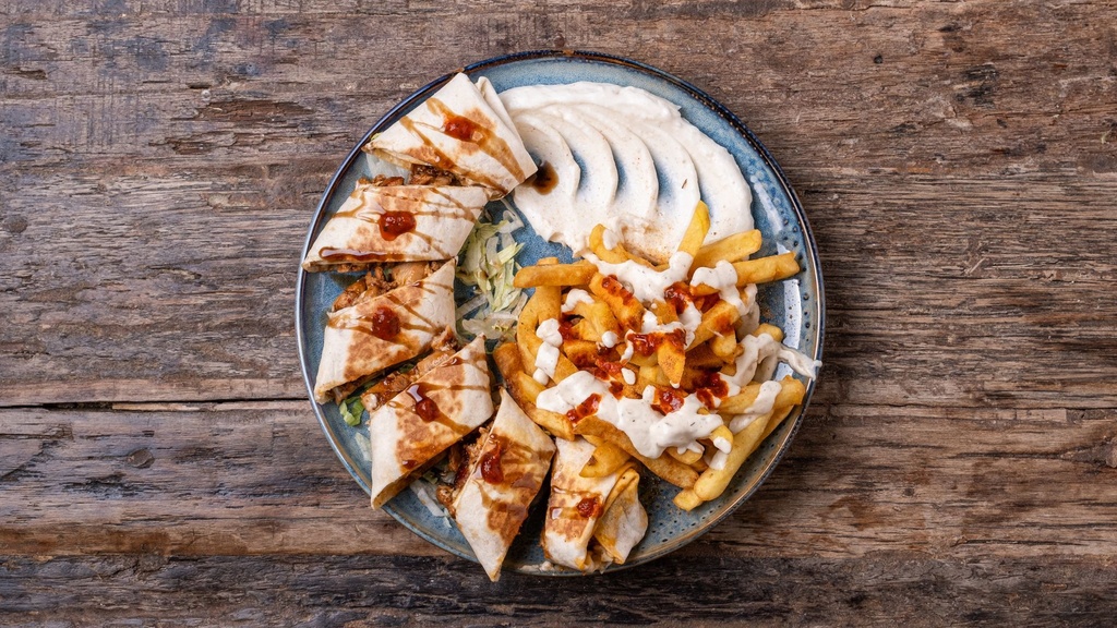SHAWARMA MÁLTÍÐ KJÚKLINGUR (HALAL)